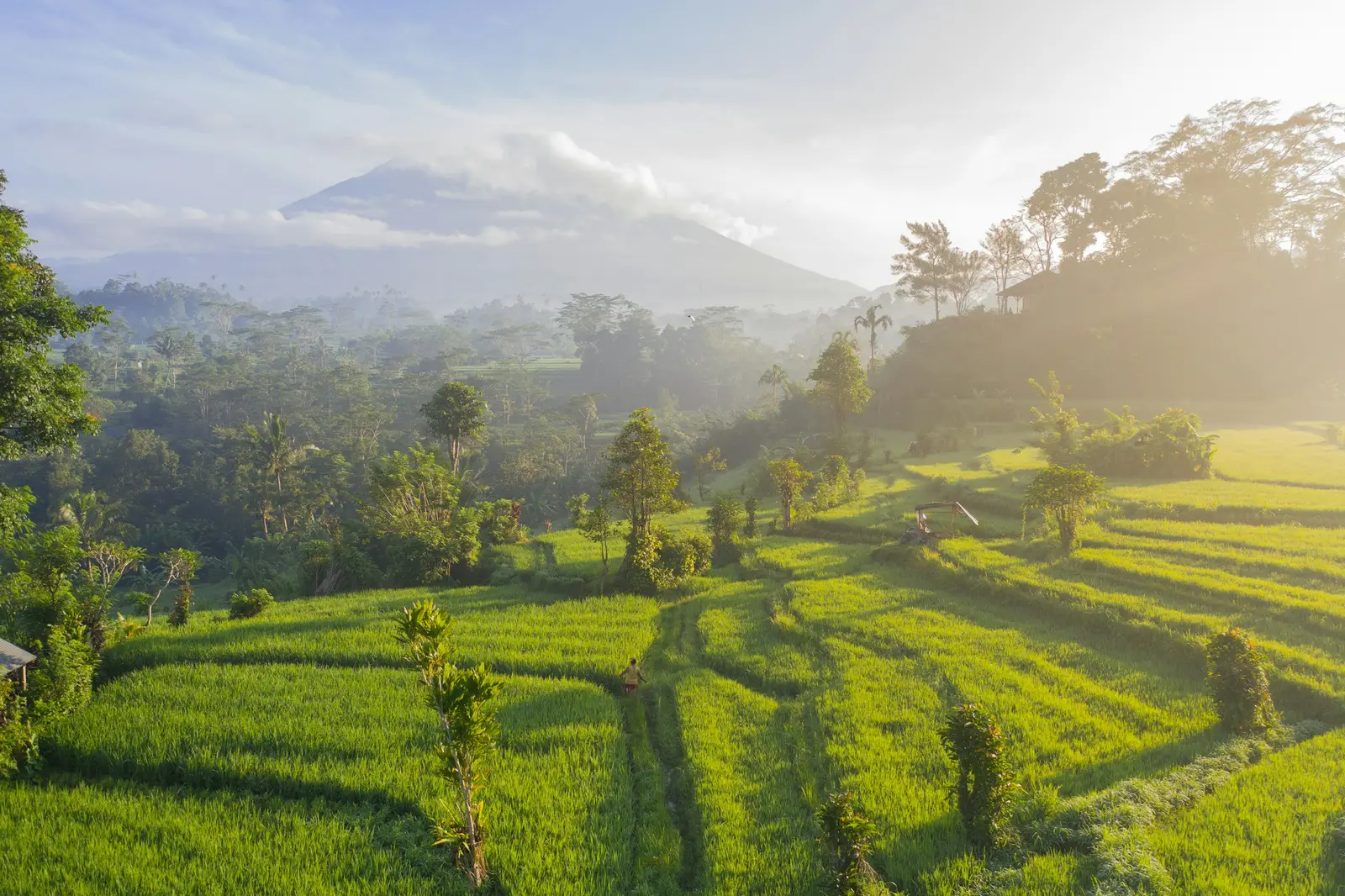 Bali at golden hour, one of the places we shoot